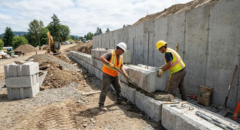 Block Wall Installation in West Hartford, CT