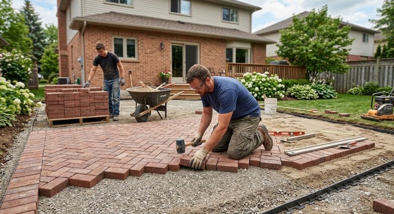 Brick Paving Installation in Worcester, MA