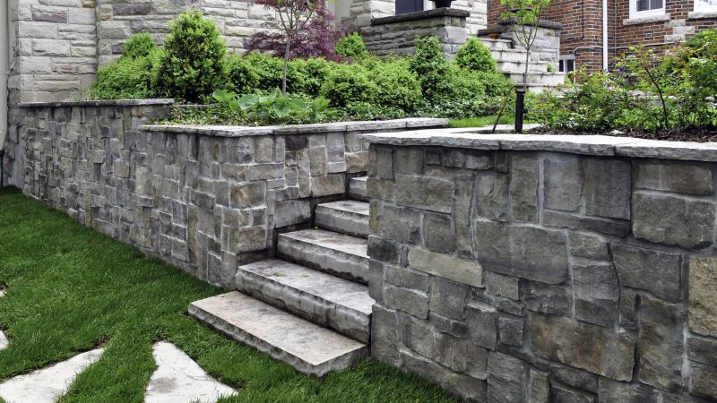 Stone Edging Installation in Worcester, MA